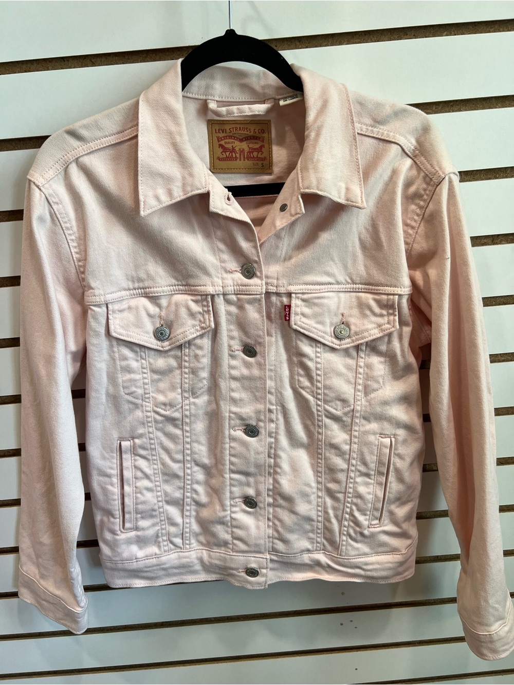 Levi's Pastel Pink Denim Trucker Jacket